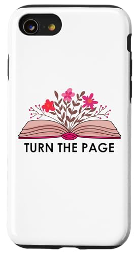 Hülle für iPhone SE (2020) / 7 / 8 Turn the Page Floral Book Teacher Reading Book Turn the Page