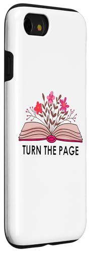 Hülle für iPhone SE (2020) / 7 / 8 Turn the Page Floral Book Teacher Reading Book Turn the Page