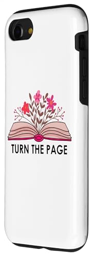 Hülle für iPhone SE (2020) / 7 / 8 Turn the Page Floral Book Teacher Reading Book Turn the Page