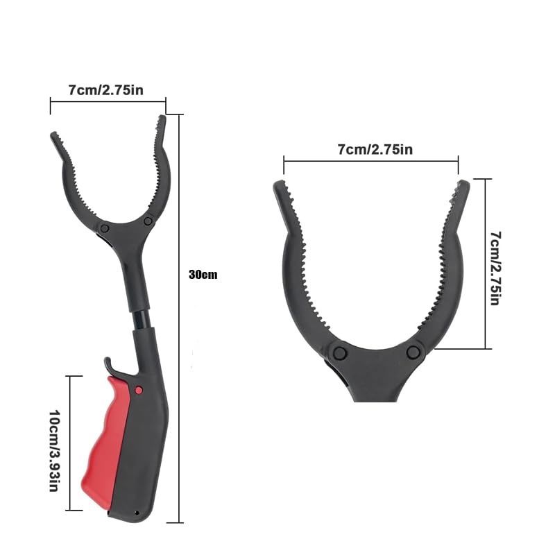 3 stück 30cm Kinder Greifzange,HygienemüLlklammern Tragbare MüLlsammelzange Multifunktionale Müllzange ,Anwendbare Müllsammlung
