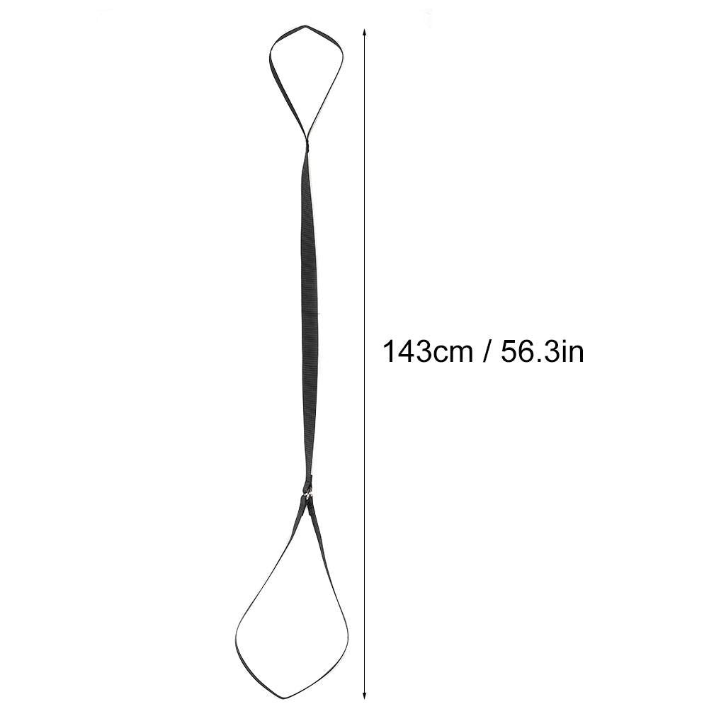 56,3in Nylon Beinheber, Leg Lifter Strap mit Handgriff, Beinlifter Fußheber Oberschenkelheber Mobilitätshilfen Werkzeug für Behinderung Alten das Bein heben in Richtung Bett, Auto, Sofa & Rollstuhl