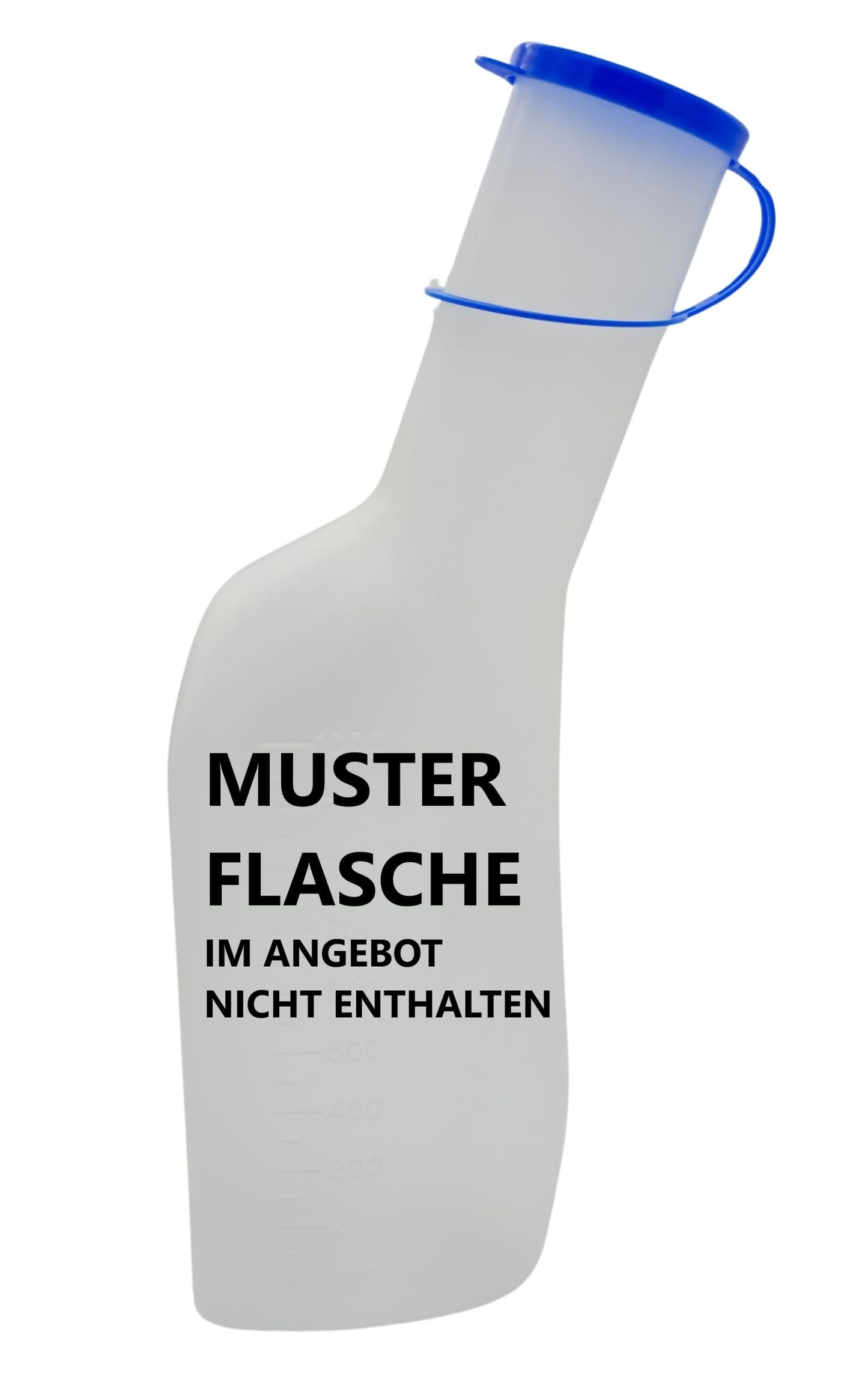 3x Ersatzdeckel für Urinflasche - Urinflaschen 1000 ml – Blauer Deckel, hitzebeständig, – Ideal für Theracaso Urinflaschen (3x Ersatzdeckel blau)