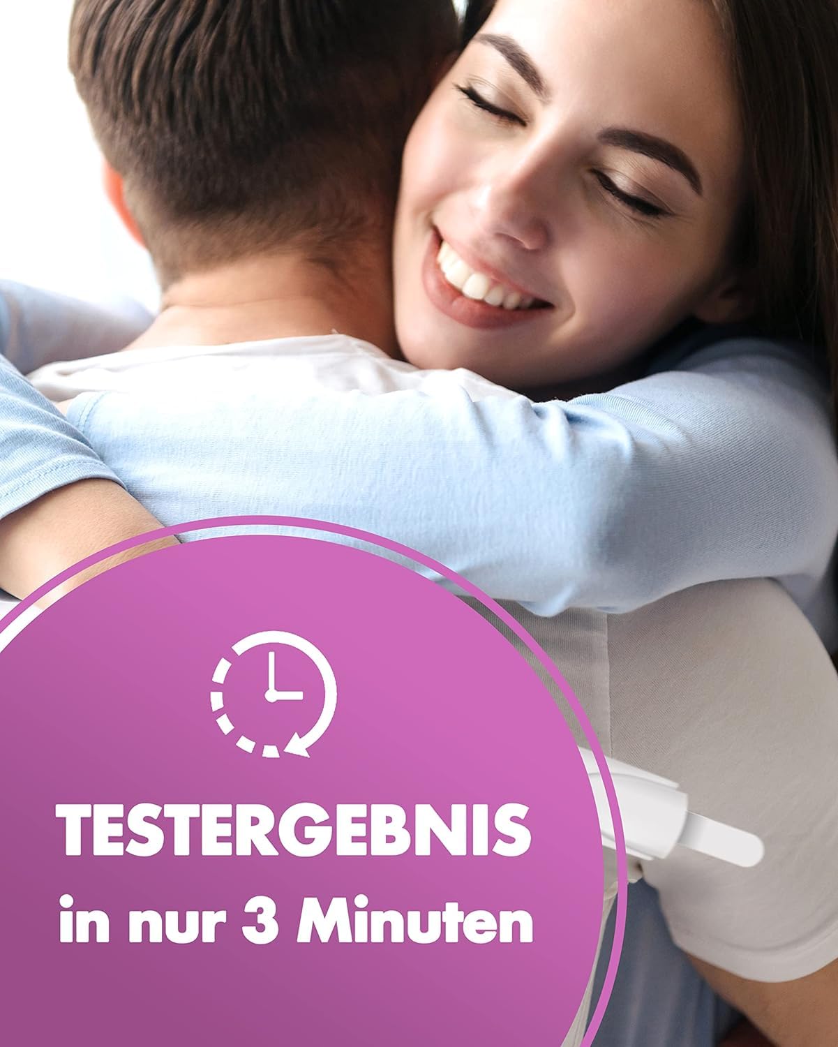 2 Stück One+Step Schwangerschaftstest Frühtest digital I Pregnancy Test I 1x Frühschwangerschaftstest I Schwangerschaftsfrühtest mit Anzeige Schwanger oder Nicht Schwanger I 25 mIU/ml