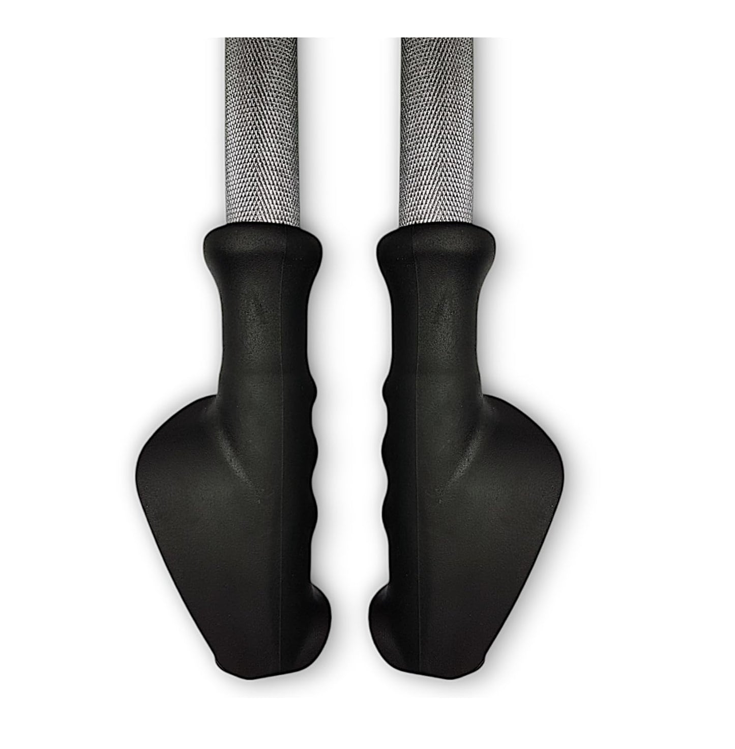 2x Handgriff für Rollator, 125x22 mm von FabaCare, ergonomisch geformt, Ersatzhandgriffe, Rollatorengriff, Rollatorenhalter, Rechts und Links, Handfasser für Mobilitätshilfe