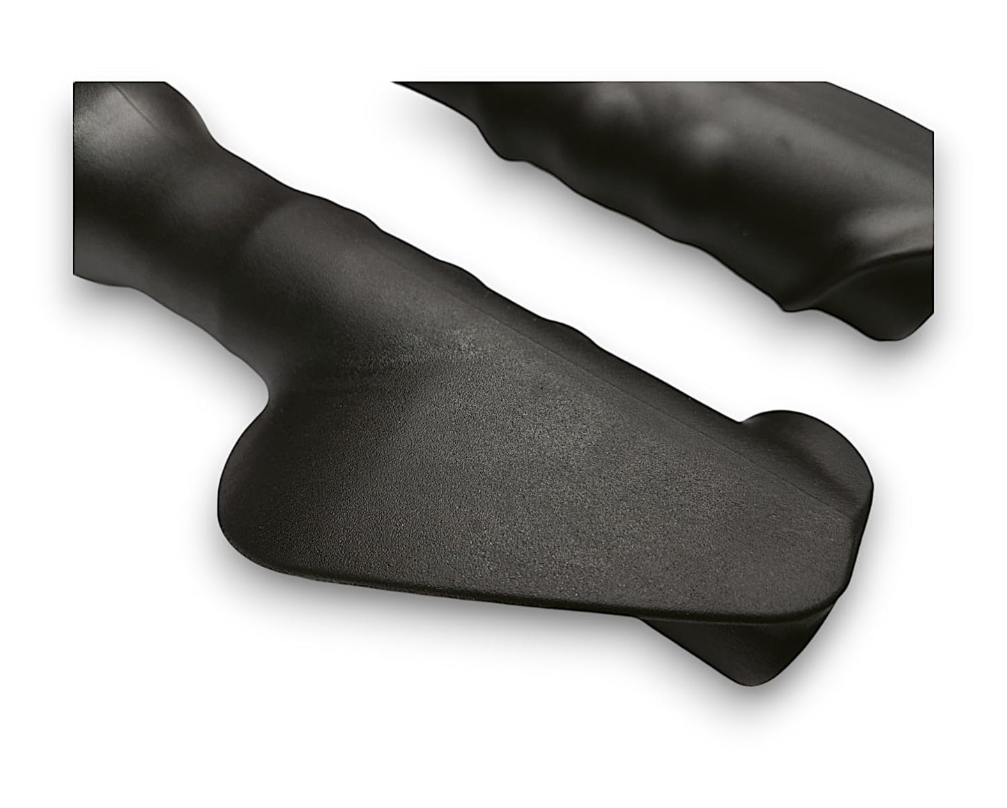 2x Handgriff für Rollator, 125x22 mm von FabaCare, ergonomisch geformt, Ersatzhandgriffe, Rollatorengriff, Rollatorenhalter, Rechts und Links, Handfasser für Mobilitätshilfe