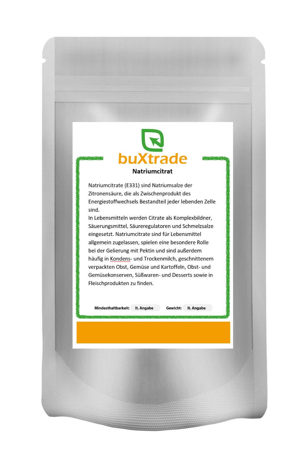 2 kg Natriumcitrat E331 TNC Trinatriumcitrat pur Salz der Zitronensäure Citrone