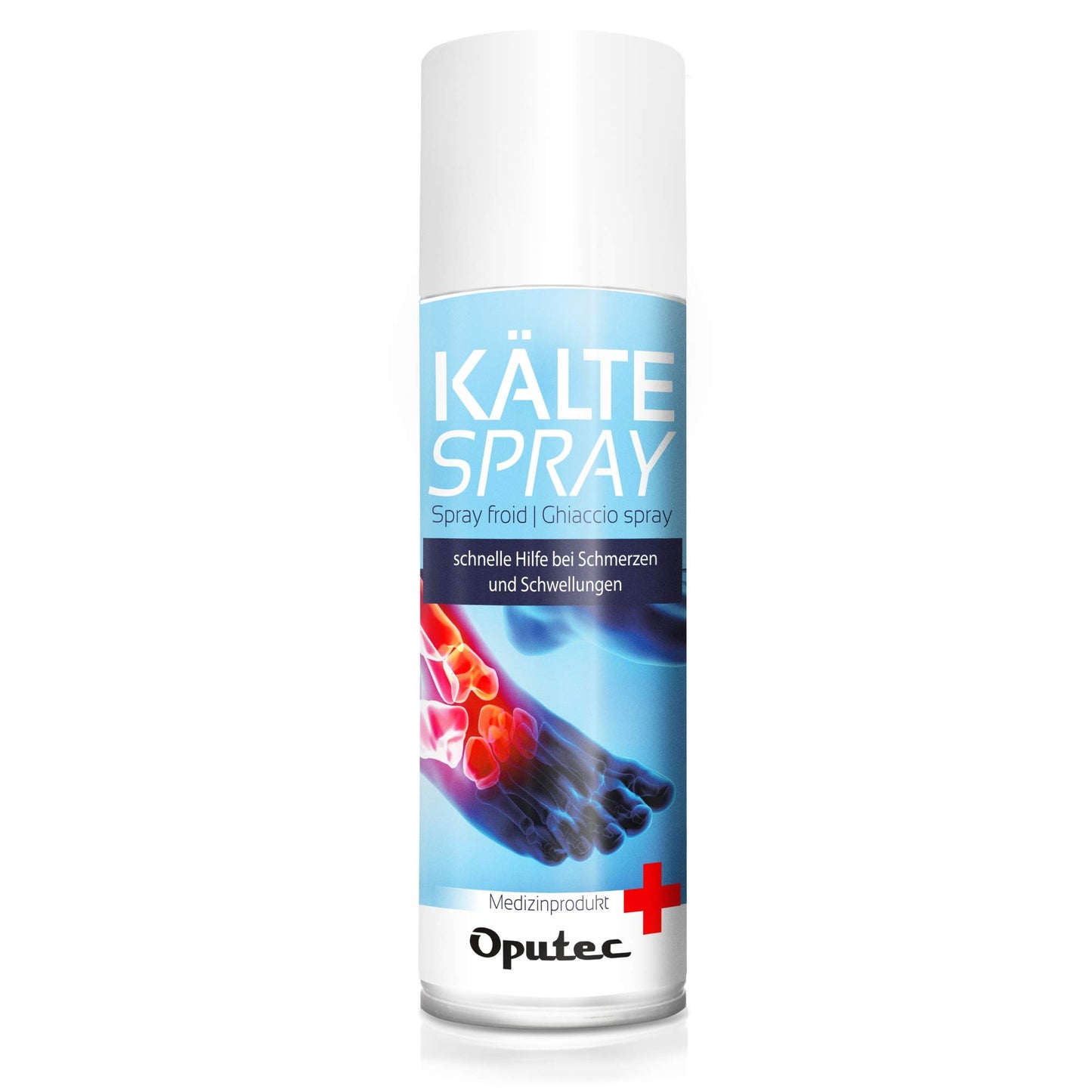 3 x 400ml Oputec Kältespray Eisspray Sport: Erste-Hilfe-Spray bei Sportverletzungen, Schmerzen und Schwellungen (Klassisch) - Medizinisches Kühlspray für jedes Erste-Hilfe-Set