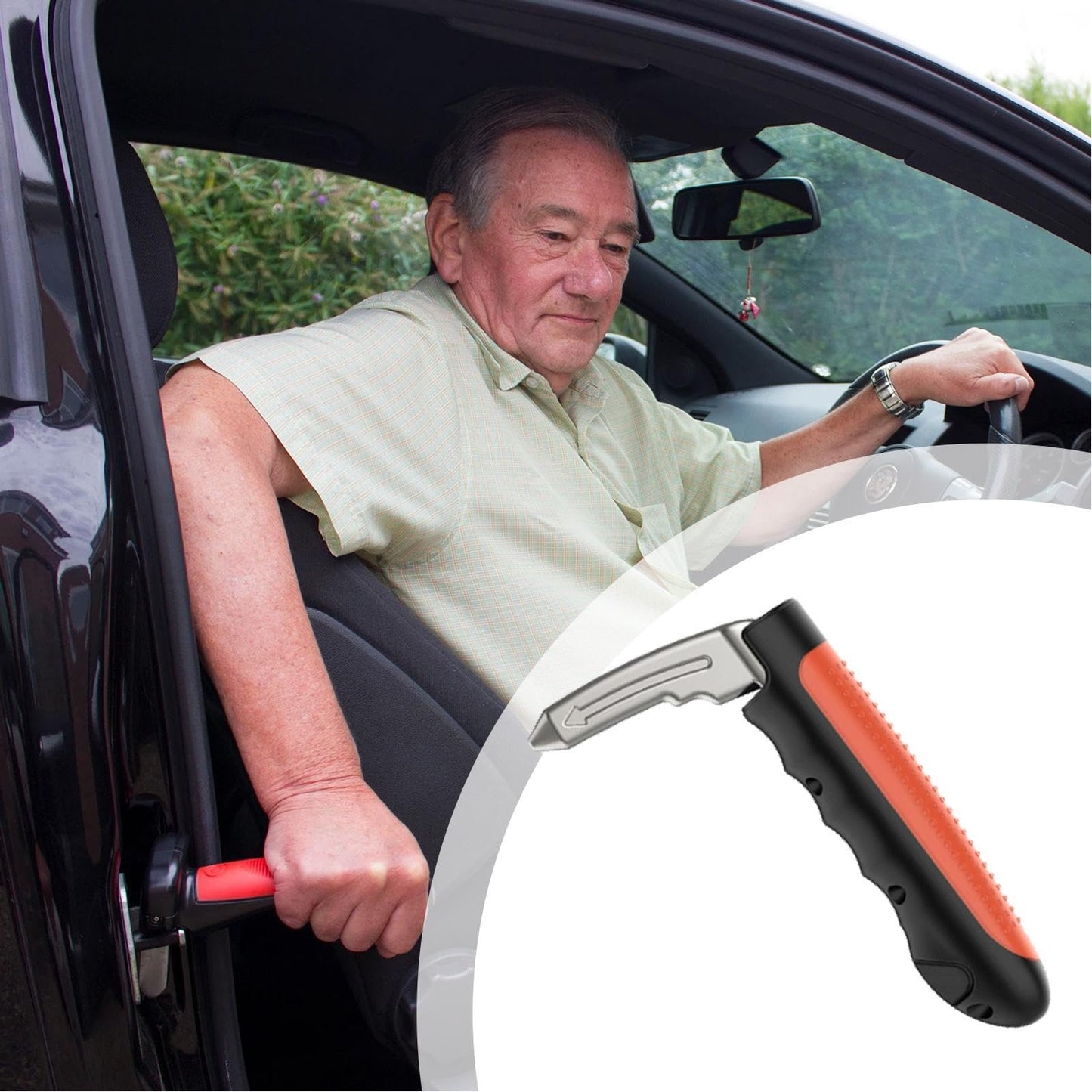 1/2Stk Auto Türgriff Für Ältere Menschen - Autotürverriegelungsgriff Für Senioren Und Behinderte | MobilitäTshilfe FüRs Auto | Autotür Verriegelung Griff, Einstiegshilfe Ausstiegshilfe Haltegriff