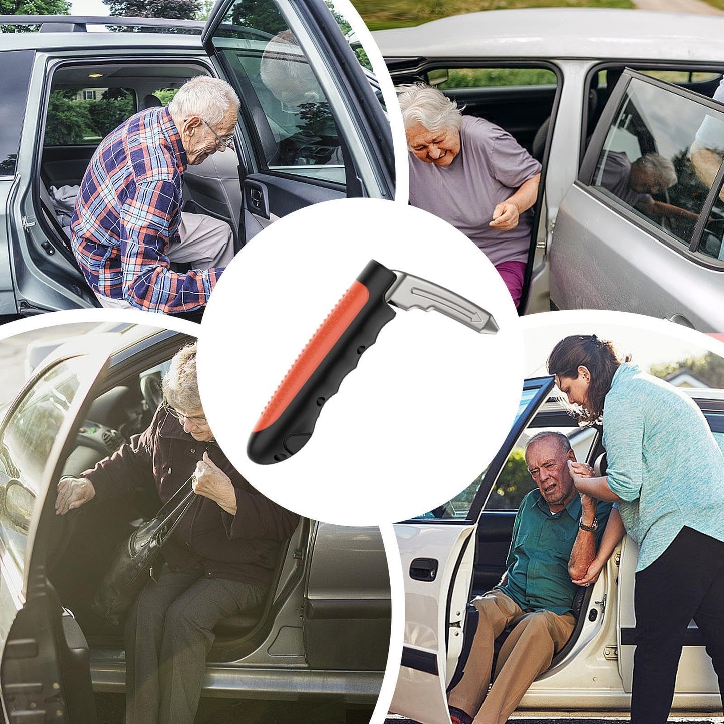 1/2Stk Auto Türgriff Für Ältere Menschen - Autotürverriegelungsgriff Für Senioren Und Behinderte | MobilitäTshilfe FüRs Auto | Autotür Verriegelung Griff, Einstiegshilfe Ausstiegshilfe Haltegriff