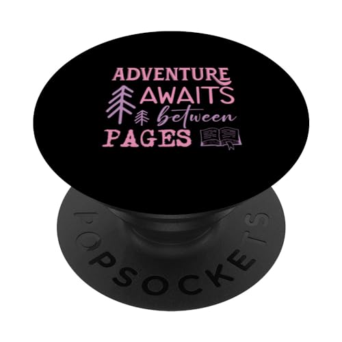 Zwischen den Seiten erwartet Sie ein Abenteuer. Lustige PopSockets mit austauschbarem PopGrip
