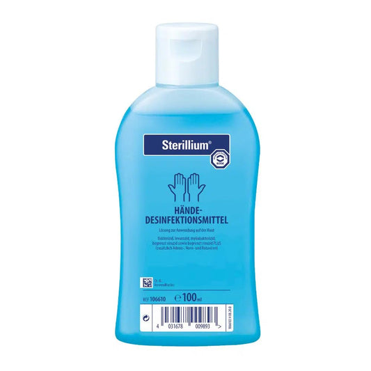 5x 100ml Flasche Sterillium Hygiene Händedesinfektion Desinfektionsmittel, Unparfümiert