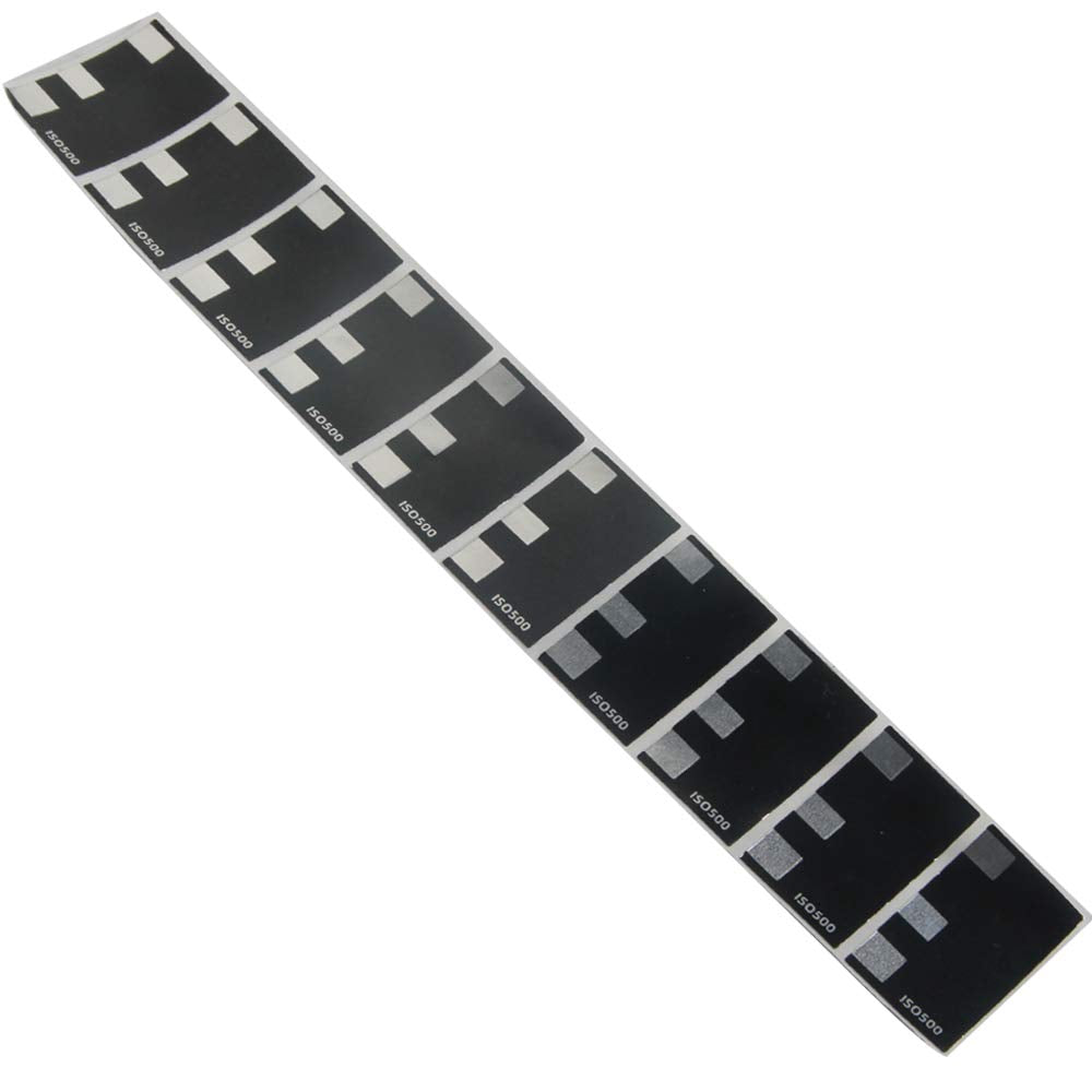 35mm Filmempfindlichkeit DX-Codierung Etiketten ISO-Wertlabels Filmempfindlichkeitsangabe Etikett für 135 35mm 36EXP Film ISO500
