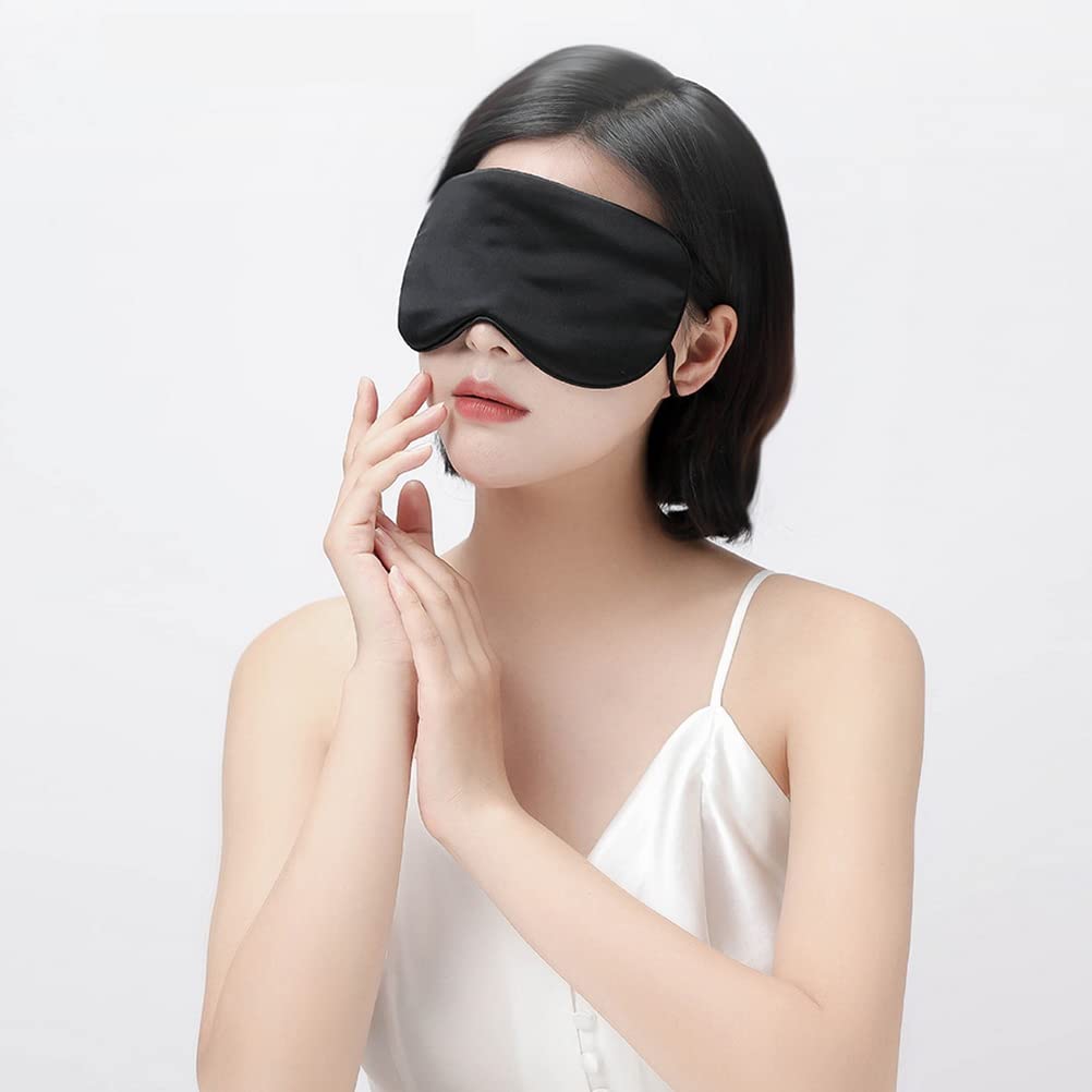 24 Pack Schlafmaske Für Seitenschläfer, Ultraweiche Augenmaske Schlafmasken, Lichtblockierende Augenbinde Zum Schlafen Mit Verstellbarem Riemen Für Herren, Frauen, Kinder