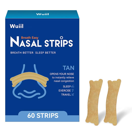 60 Stück Nasenpflaster,Nasenpflaster Schnarchen,Nasal Strips,Anti Schnarch Pflaster,Extra Starke Nasenstrips Gegen Schnarchen,Besser Atmen Bei Verstopfter Nase,Für Eine Bessere Schlafqualität
