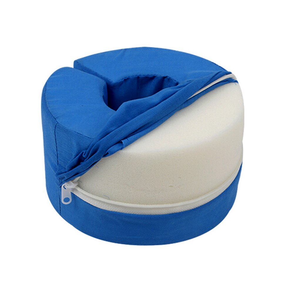 2PCS Fersenschoner Antidekubitus - Ekubitus Fersenschutz Anti Dekubitus Fußkissen Handstütze - Fußstütze Kissen Fersenschoner Fersenschutz,Blue,17X10cm
