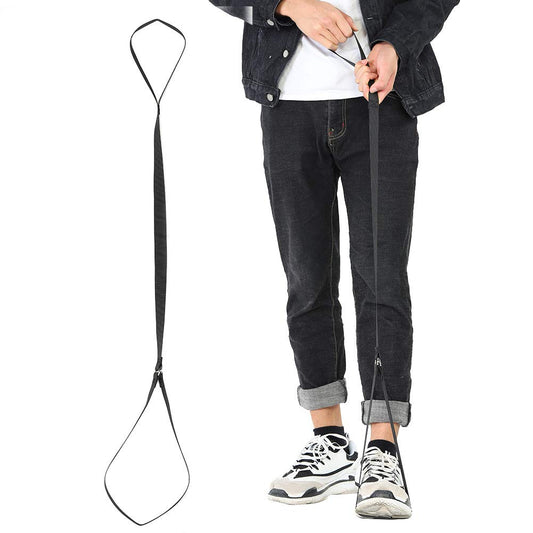 56,3in Nylon Beinheber, Leg Lifter Strap mit Handgriff, Beinlifter Fußheber Oberschenkelheber Mobilitätshilfen Werkzeug für Behinderung Alten das Bein heben in Richtung Bett, Auto, Sofa & Rollstuhl