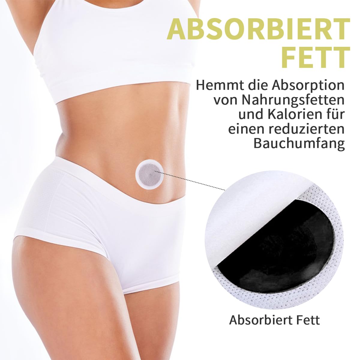 30 StüCk,Abnehmen Schnell Fettverbrenner,Natural Herbal Sticker,Navel Sticker,Slimming Patch,Abdominal Detox Abnehmen,Eimer Taille,Bauchfett Taille,Schnelles Abnehmen Nicht Reizend,Abnehmpflaster