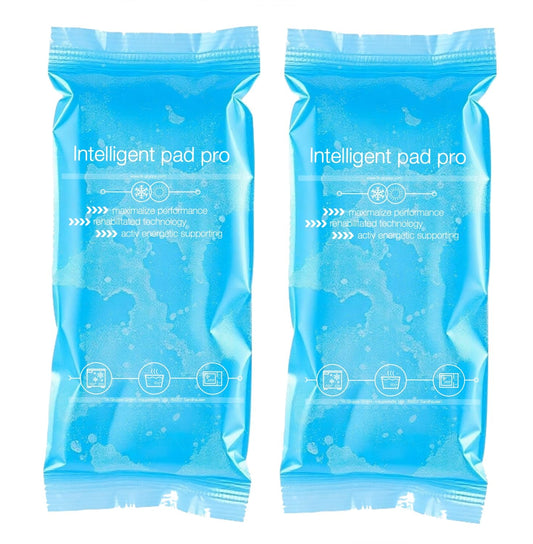 2x Kalt Warm Kompressen - MADE IN GERMANY - Kühlpads Set 29x12 cm - Vielseitige Kühl- und Warmkissen, Gelkissen