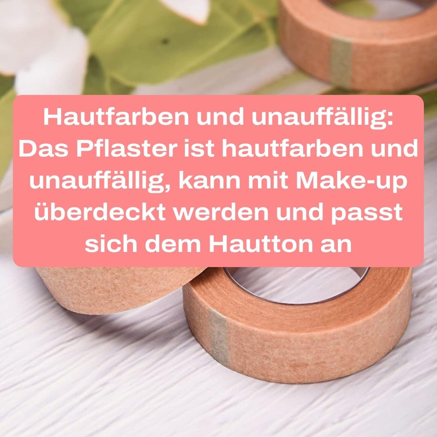 3M Micropore Tape Vliespflaster Hautfarben mit Anwendungstipps by P-Beauty - medizinisches Klebeband Wimpernverlängerung, Hautpflaster Hypoallergen, Atmungsaktiv, Wasserfest (1,25cmx9,14m, 1 Rolle)