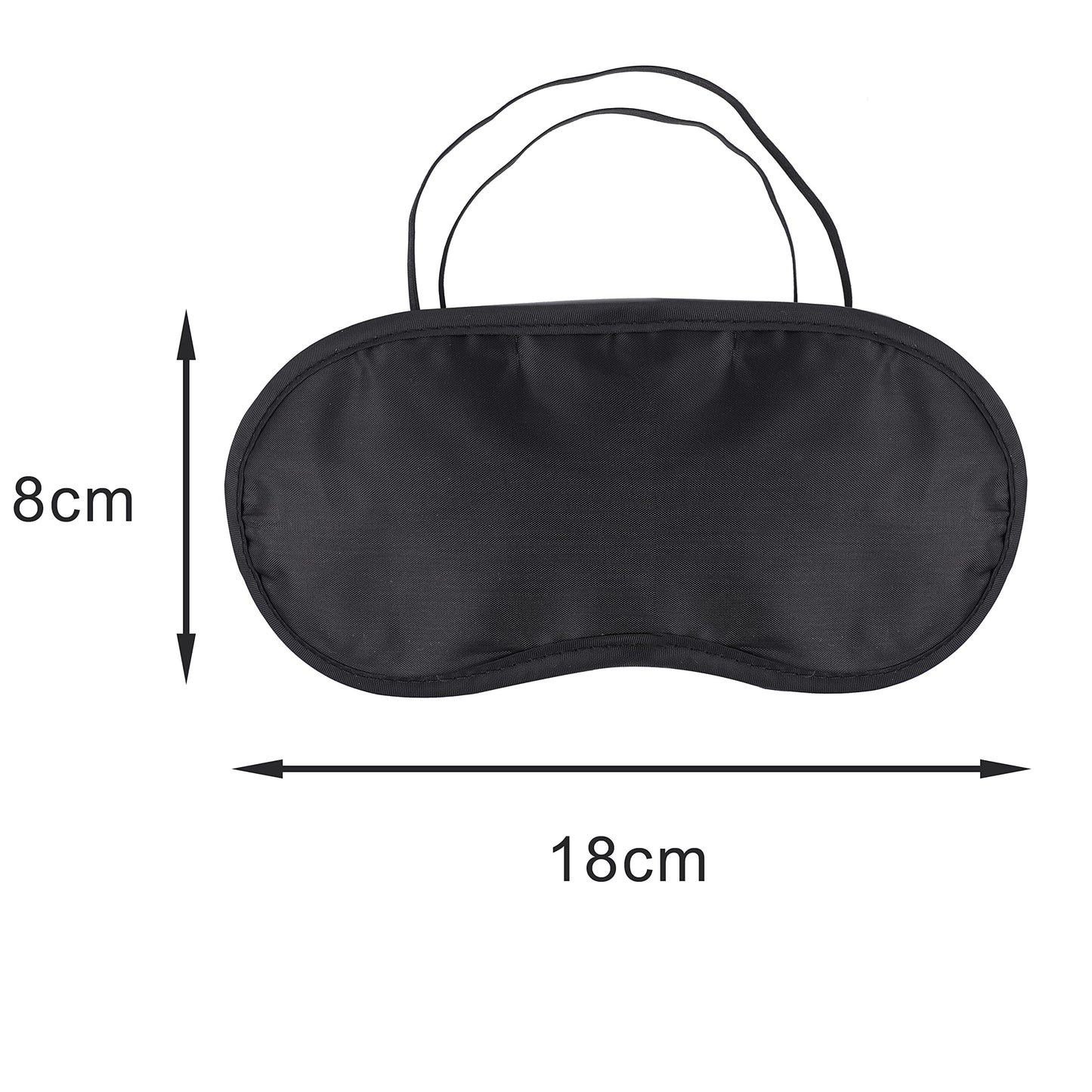 24 Pack Schlafmaske Für Seitenschläfer, Ultraweiche Augenmaske Schlafmasken, Lichtblockierende Augenbinde Zum Schlafen Mit Verstellbarem Riemen Für Herren, Frauen, Kinder