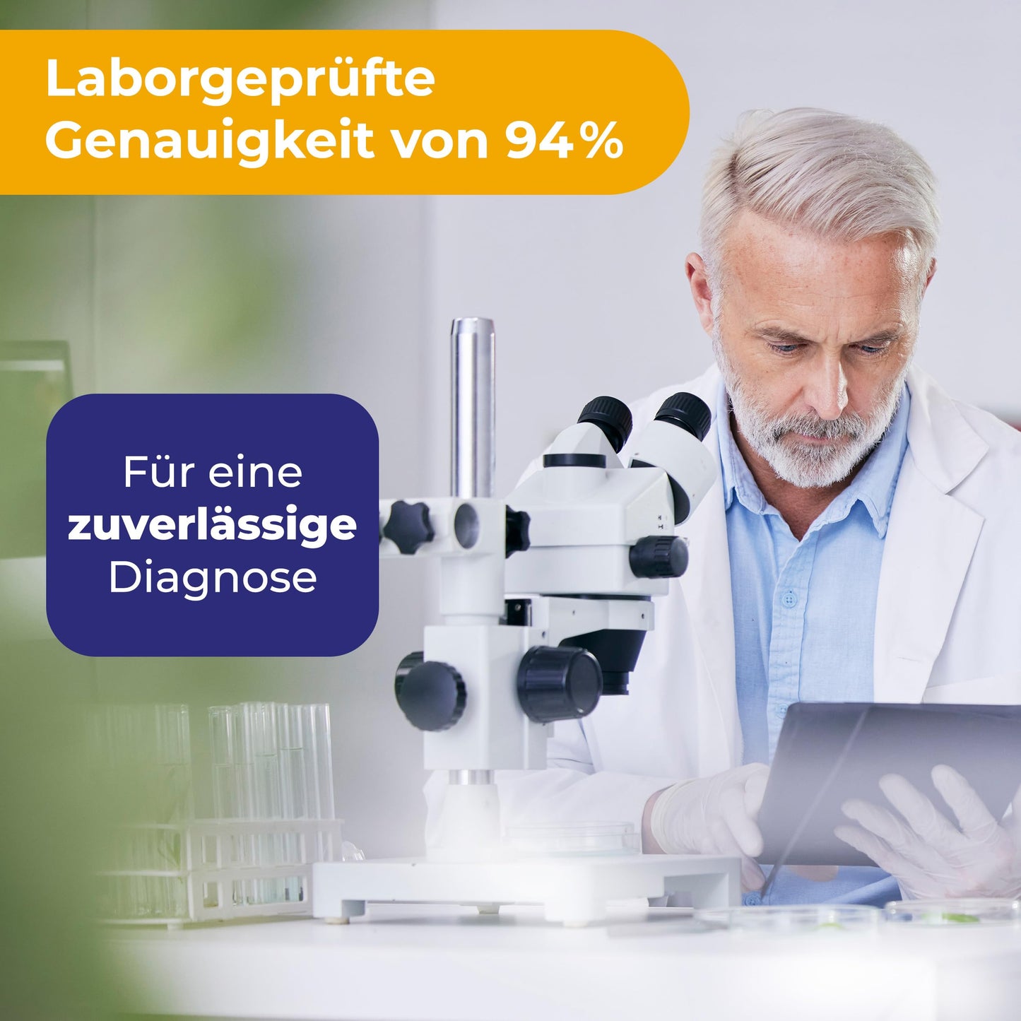 2x Vitamin D Selbsttest - Einfacher Vitamin D Test für Zuhause mit sofortigem Ergebnis bei Müdigkeit, Erschöpfung & Vitamin D3 K2 Mangel