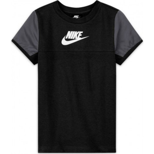 Nike sporta apģērbs jaukta materiāla lielas bērnu (zēnu) īsās piedurknes DA0619 010 / Melns / Junior M