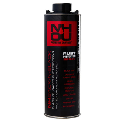 NHOU® Ölbeschichtung zur Rostschutzbehandlung – 3er-Set (2 × Schwarz + 1 × Transparent, 1000-ml-Metallbehälter)