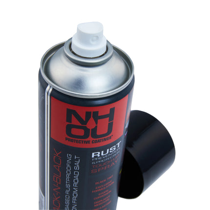 NHOU Ölbeschichtung zur Rostschutzbehandlung – Schwarzes Aerosol-Set (400 ml x 3 + Sprühgriff)