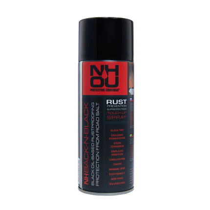 NHOU Ölbeschichtung zur Rostschutzbehandlung – Schwarzes Aerosol-Set (400 ml x 3 + Sprühgriff)