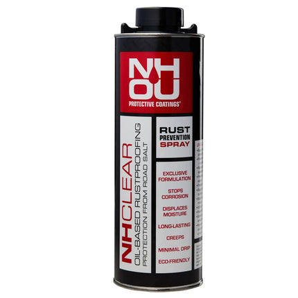 NHOU® Ölbeschichtung zur Rostschutzbehandlung – 3er-Set (2 × Schwarz + 1 × Transparent, 1000-ml-Metallbehälter)
