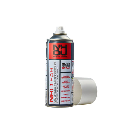 NHOU Ölbeschichtung zur Rostschutzbehandlung – Set 400 ml x 6 (5 Schwarz + 1 Transparent)